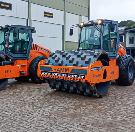 Rolo Compactador de Solo HAMM 3414